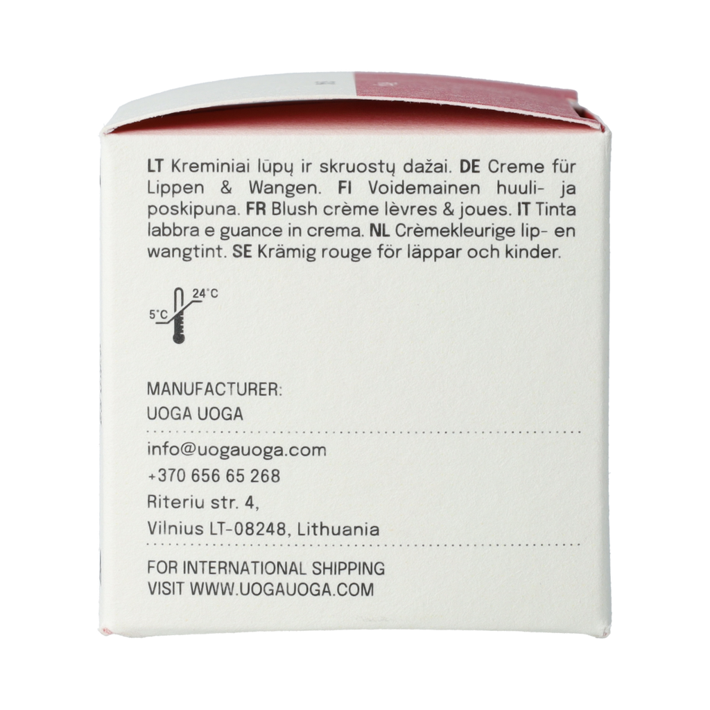 Uoga Uoga Lip & Cheek Flirty  4.00 Milliliter