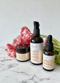 Kind Essentials The Botanist Demi-Gift Set on a marble top