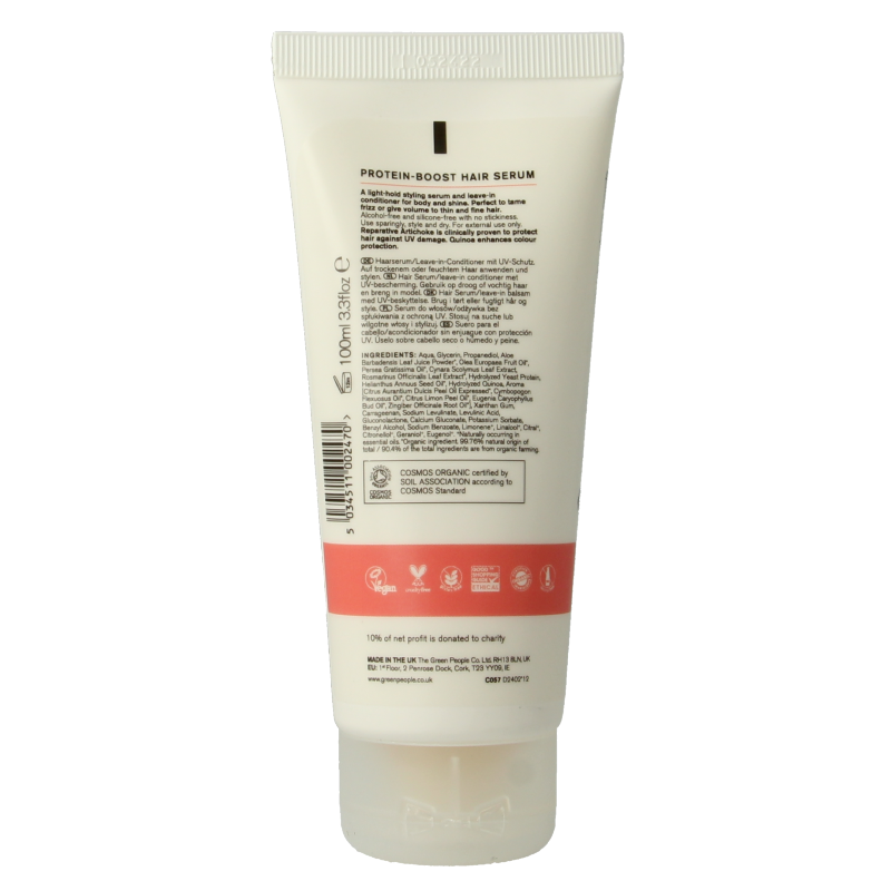 Green People Quinoa & avocado hair serum 100 Milliliter