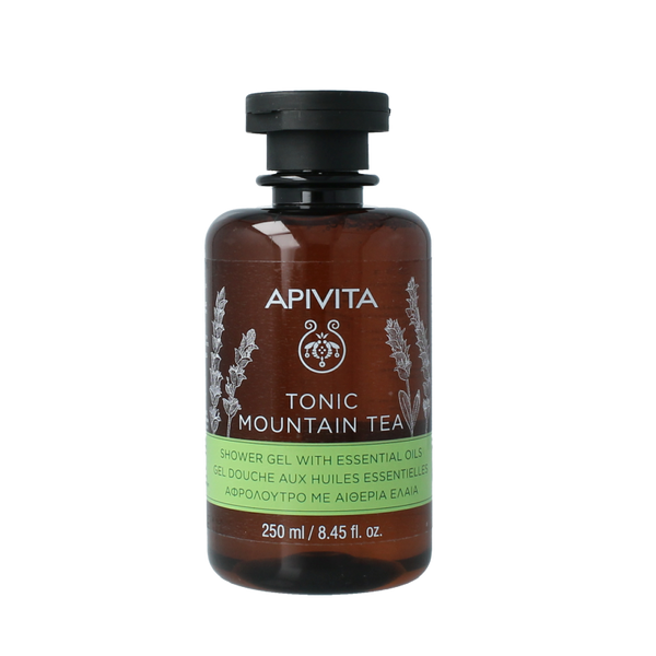 APIVITA Showergel tonic mountain tea 250 Milliliter