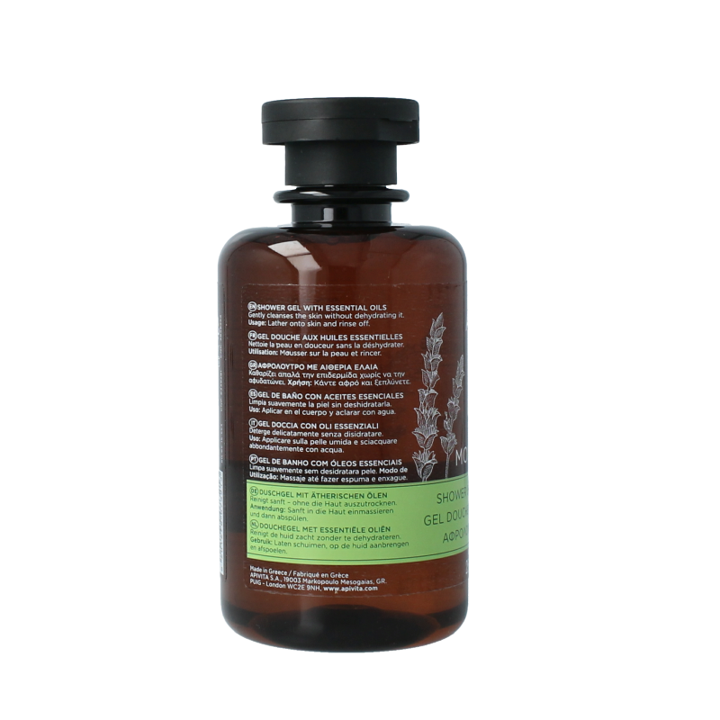 APIVITA Showergel tonic mountain tea 250 Milliliter