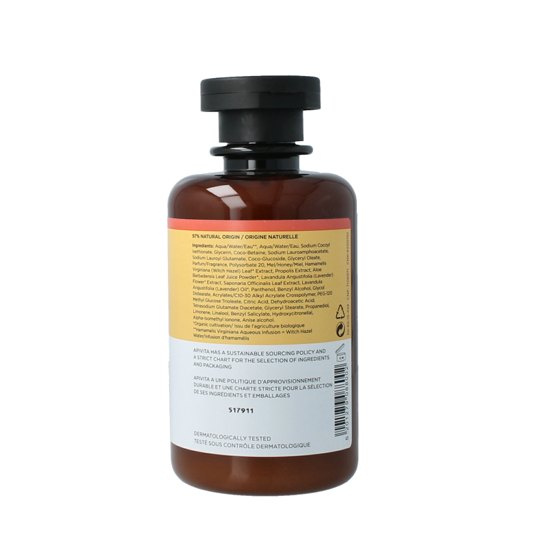 APIVITA Showergel bee my honey 250 Milliliter