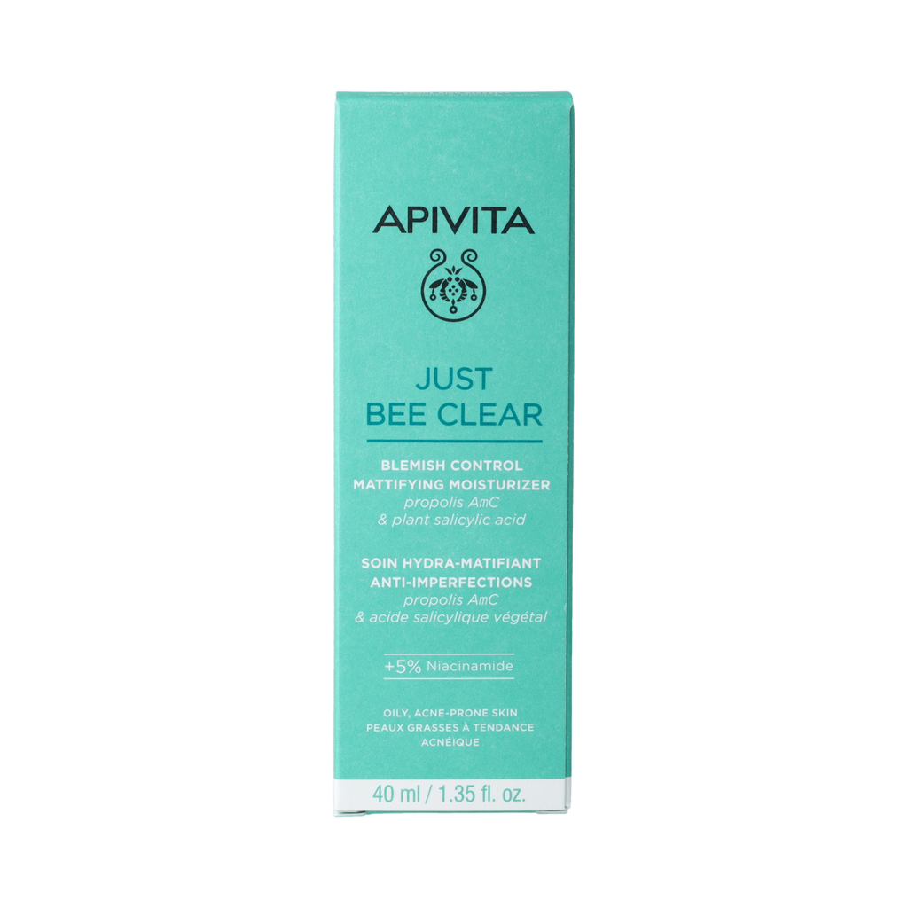 APIVITA Just bee clear moisturizer 40.00 Milliliter