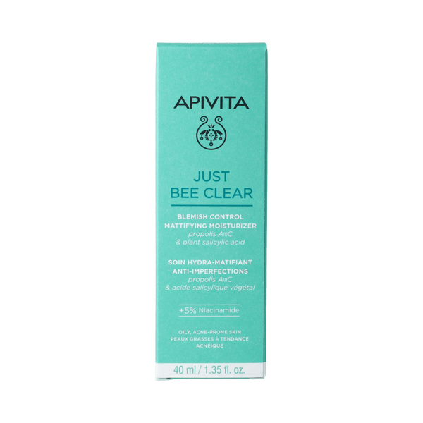 APIVITA Just bee clear moisturizer 40.00 Milliliter