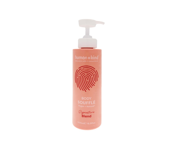 Human+Kind Body souffle in pompfles vegan 500.00 Milliliter
