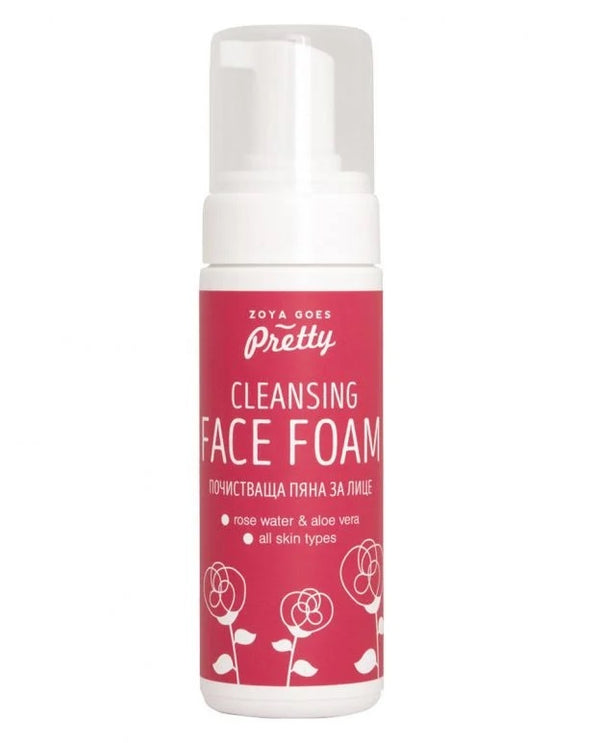 Zoya Goes Pretty Cleansing face foam rose & aloe vera 150.00 Milliliter