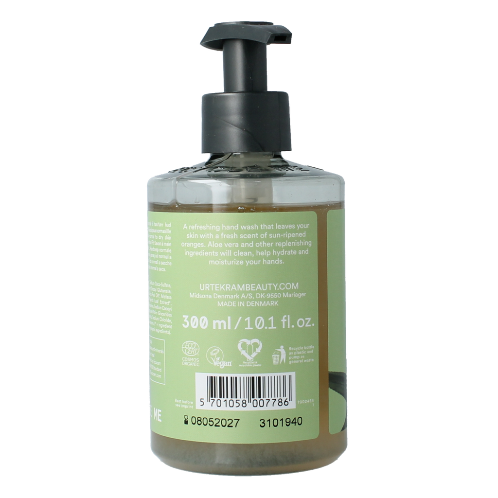 Urtekram Handzeep vloeibaar aloe vera 380.00 Milliliter