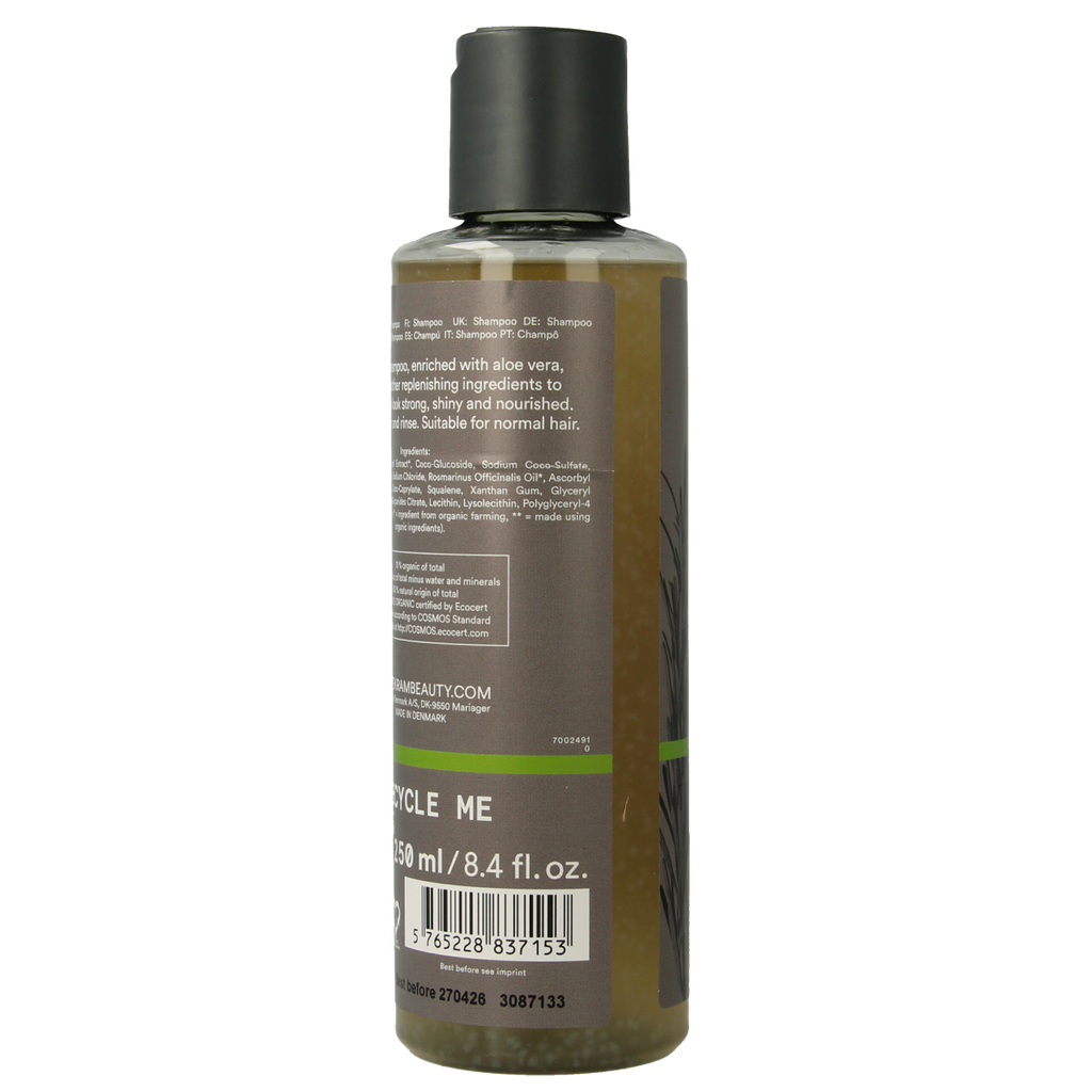 Urtekram Shampoo rozemarijn 250.00 Milliliter
