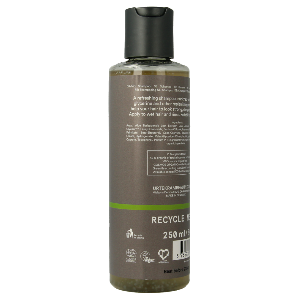 Urtekram Shampoo rozemarijn 250.00 Milliliter