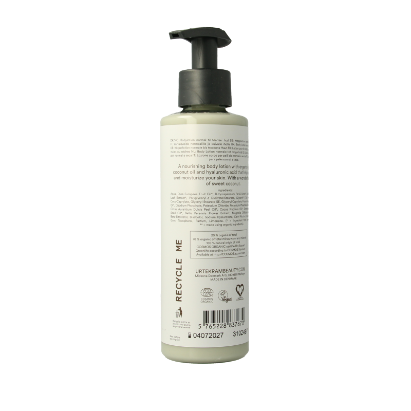 Urtekram Kokosnoot bodylotion 245 Milliliter