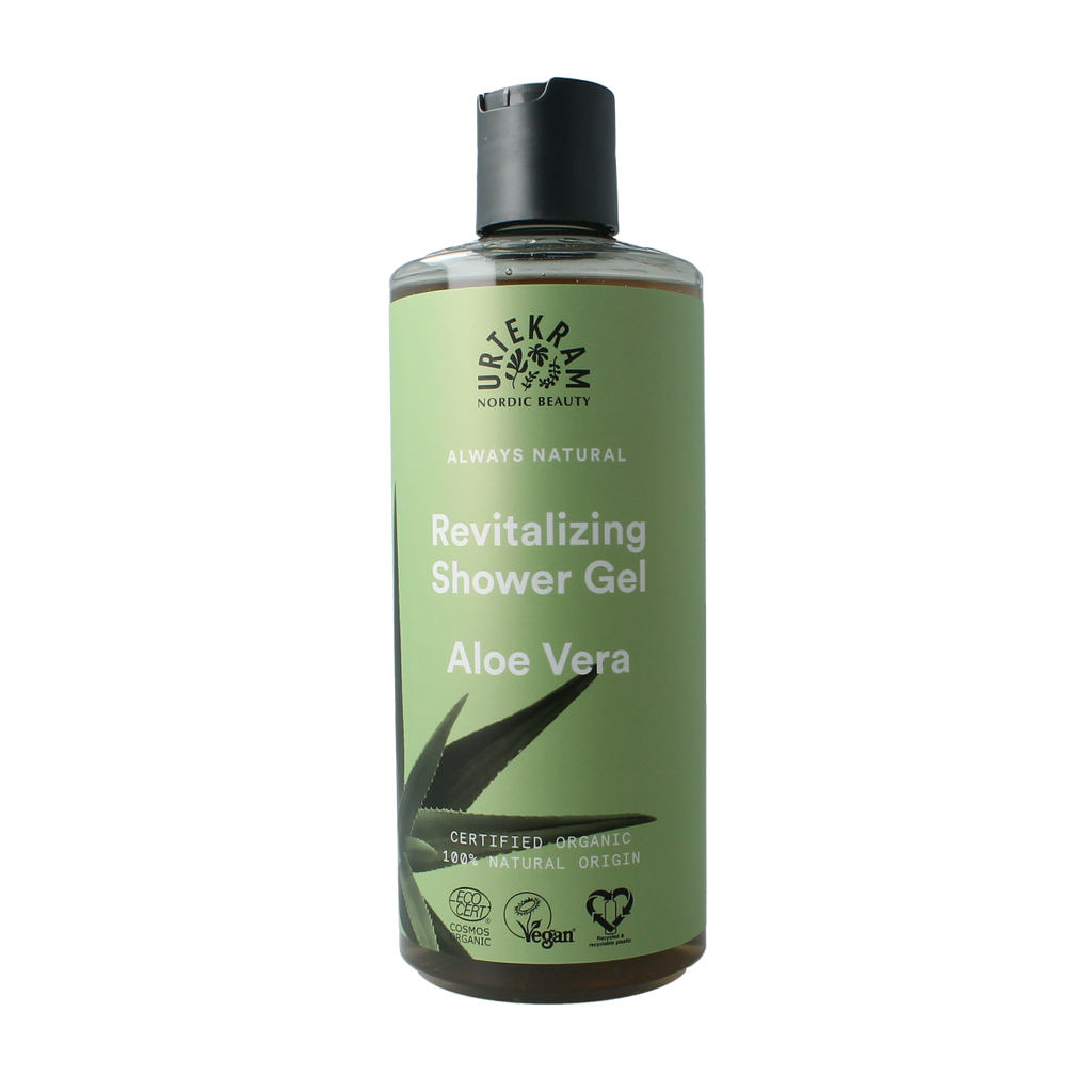 Urtekram Douchegel aloe vera 500.00 Milliliter