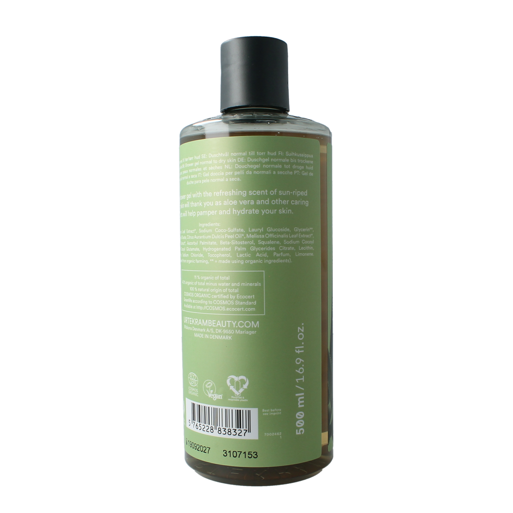 Urtekram Douchegel aloe vera 500.00 Milliliter