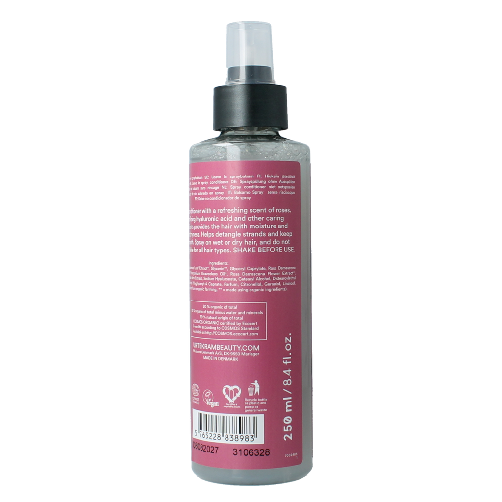 Urtekram Rozen spray conditioner 250.00 Milliliter
