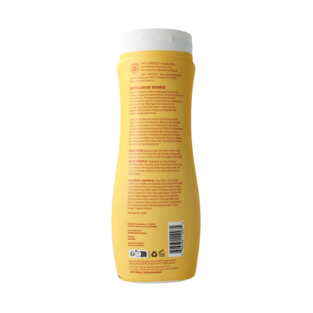 Attitude Shampoo moringa oil curl nourishing type 3 473.00 Milliliter