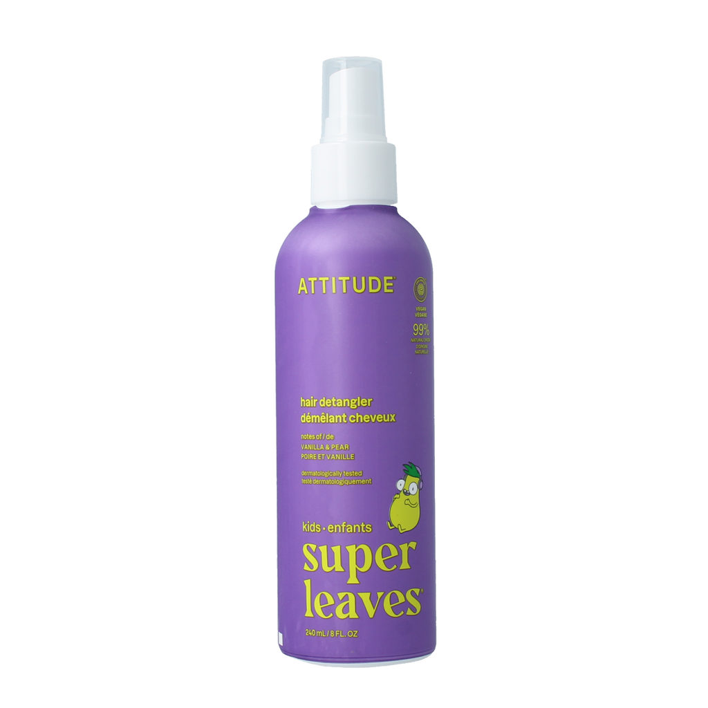 Attitude Kids anti klit haarspray vanille & peer 240.00 Milliliter