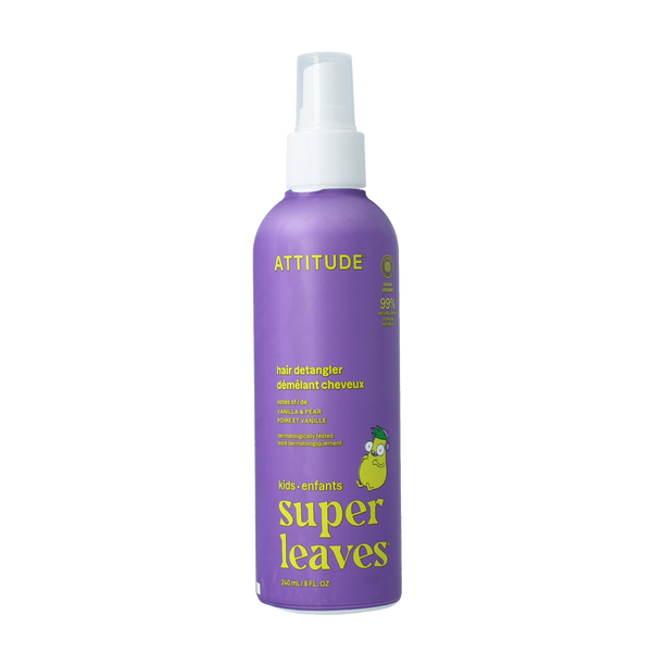 Attitude Kids anti klit haarspray vanille & peer 240.00 Milliliter
