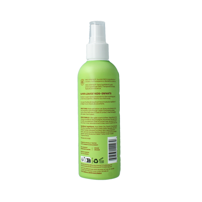 Attitude Hairspray little leaves  antiklit watermeloen & ko 240 Milliliter