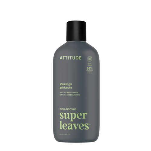 Attitude Men showergel matcha & bergamot 415.00 Milliliter