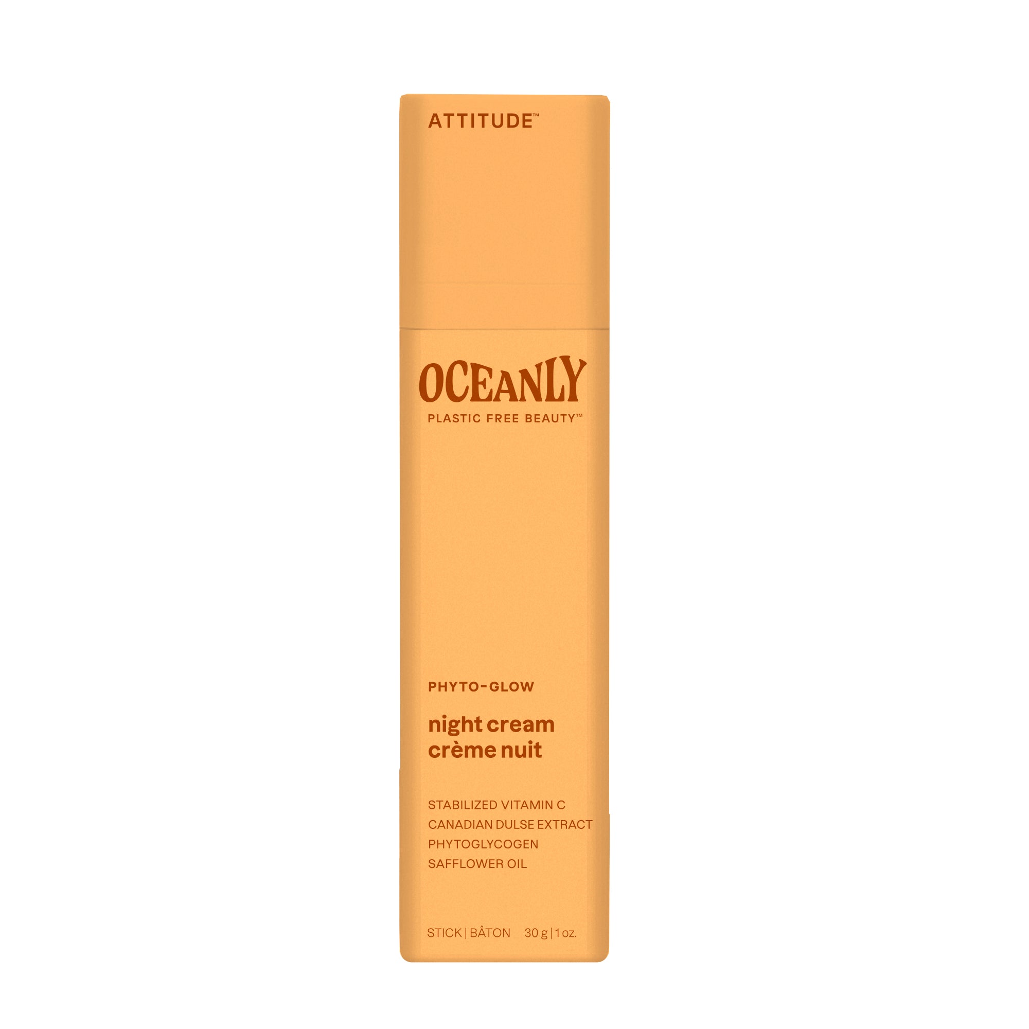 Attitude Oceanly phyto glow nachtcreme stick 30 Gram