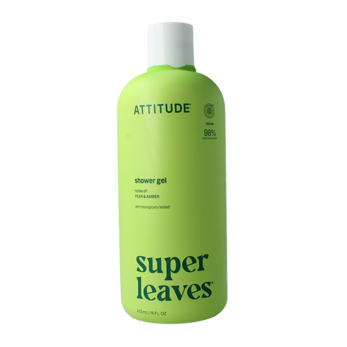 Attitude Shower gel soothing pear & amber 473 Milliliter