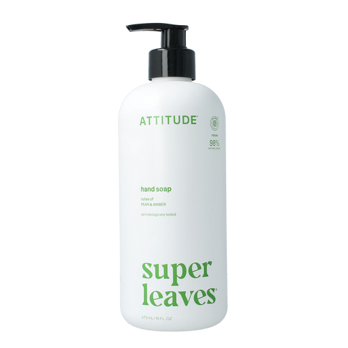 Attitude Super leaves handzeep pear & amber 473.00 Milliliter