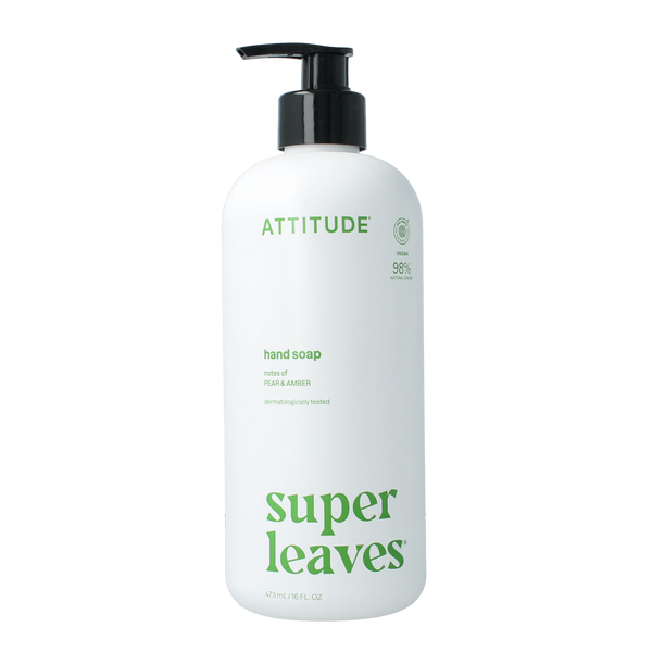 Attitude Super leaves handzeep pear & amber 473.00 Milliliter