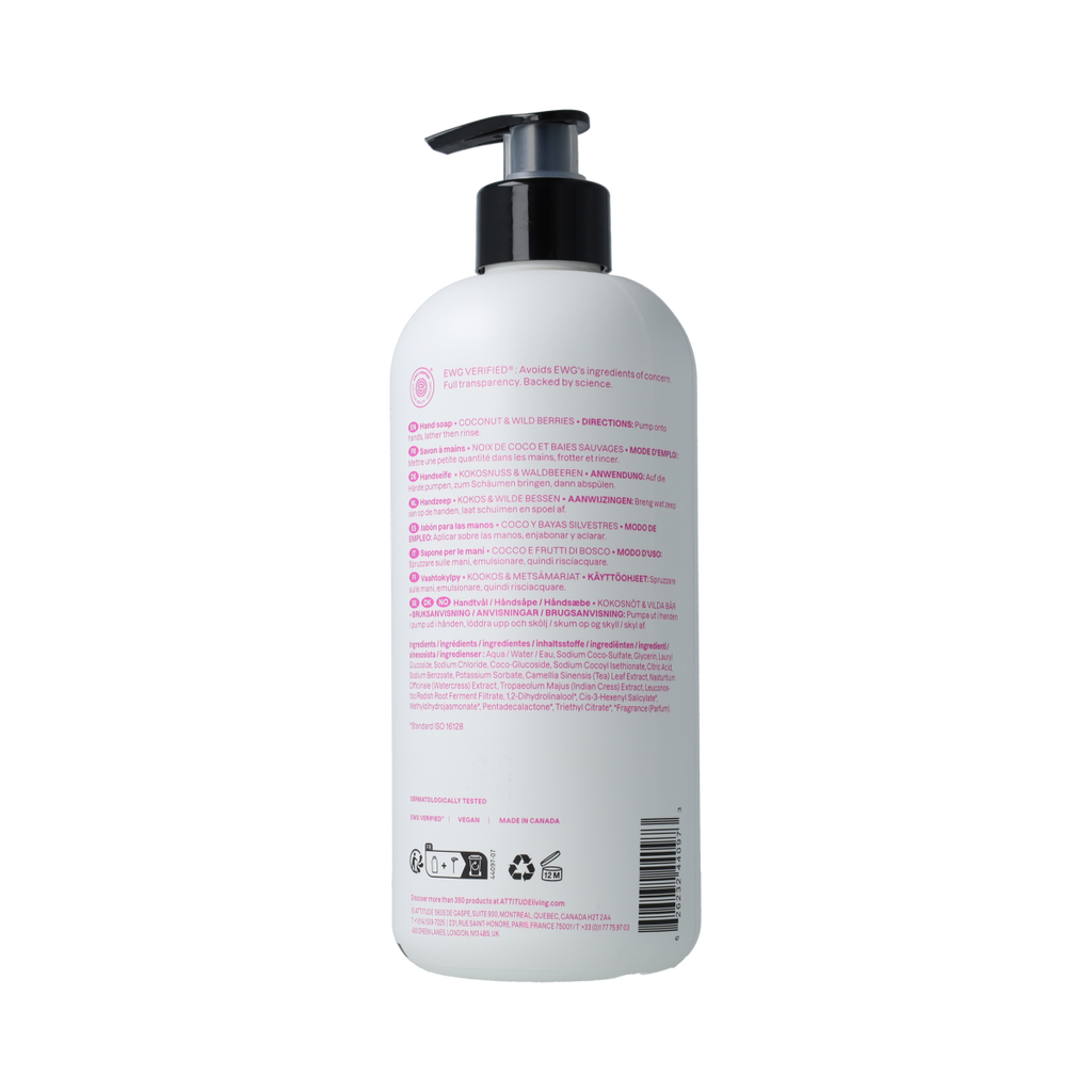 Attitude Super leaves handzeep white tea leaves 473.00 Milliliter