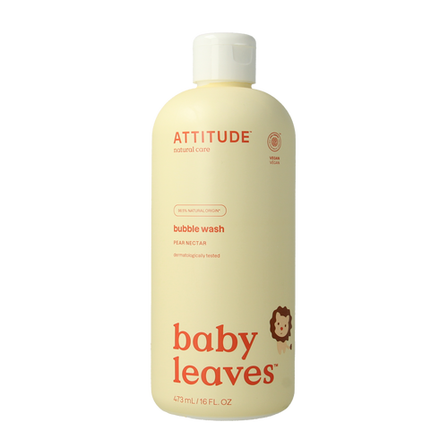 Attitude Bubbelzeep baby leaves  pear nectar 473.00 Milliliter