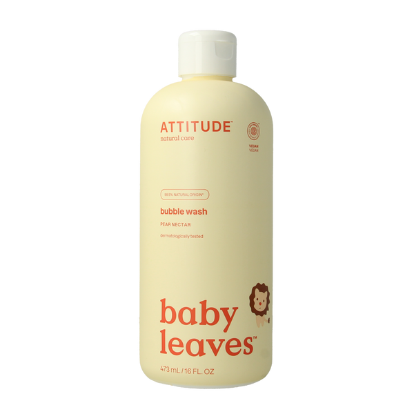 Attitude Bubbelzeep baby leaves  pear nectar 473.00 Milliliter