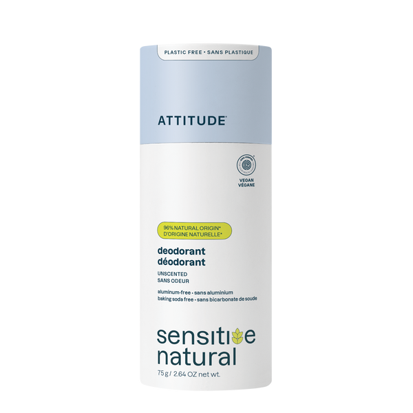Attitude Deodorant baksoda vrij parfumvrij super leaves 75 Gram