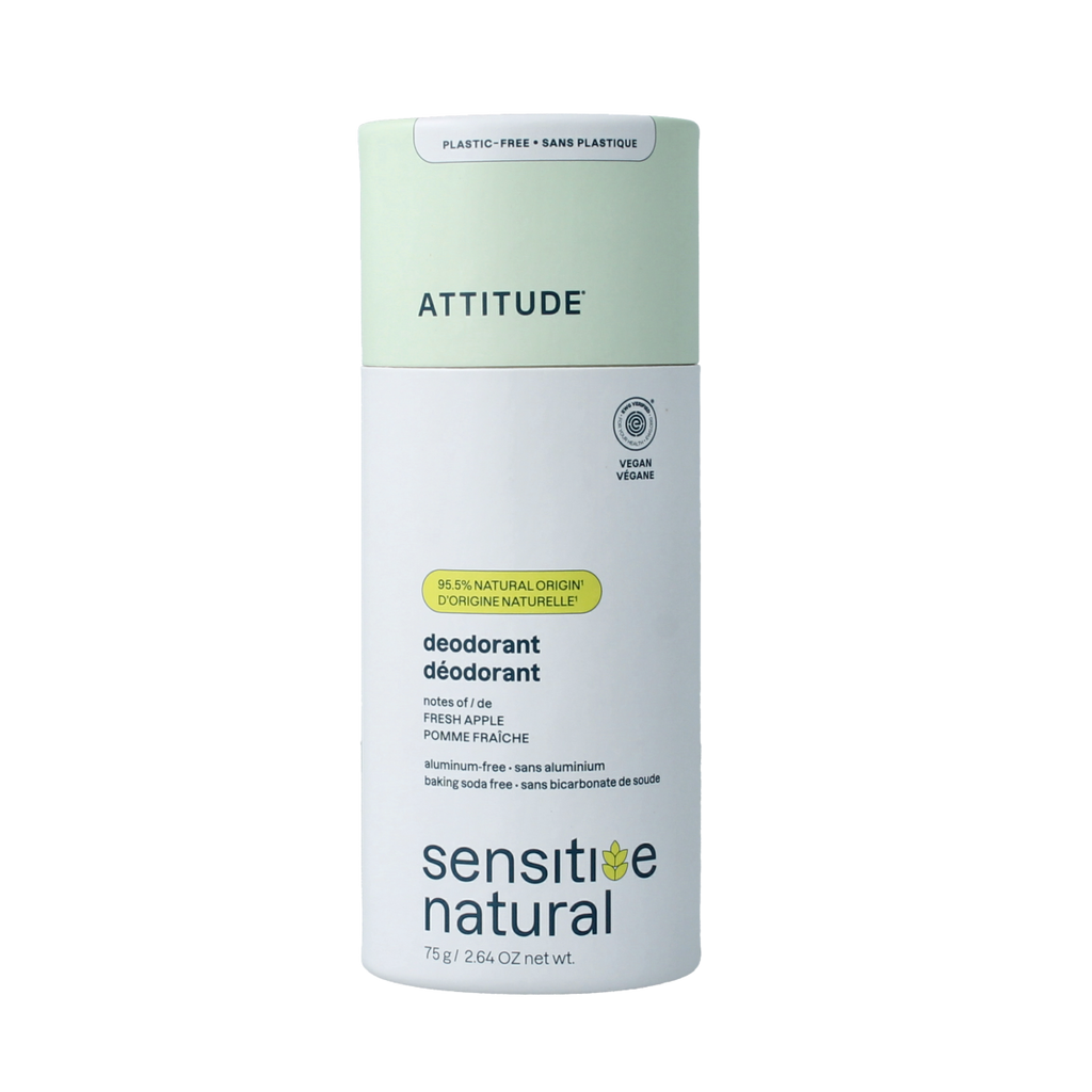 Attitude Deodorant baksoda vrij super leaves verse appel 75.00 Gram