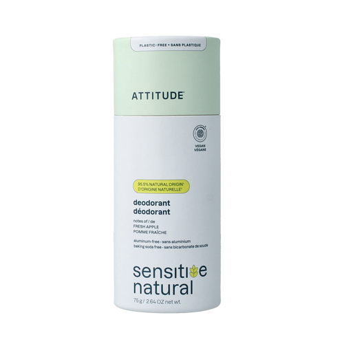 Attitude Deodorant baksoda vrij super leaves verse appel 75.00 Gram