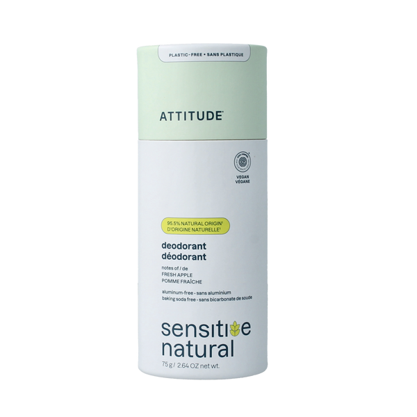 Attitude Deodorant baksoda vrij super leaves verse appel 75.00 Gram