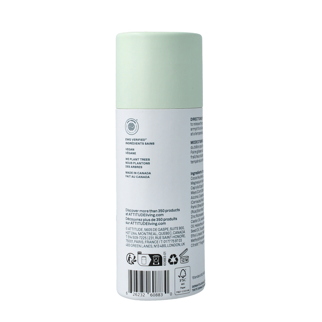 Attitude Deodorant baksoda vrij super leaves verse appel 75.00 Gram
