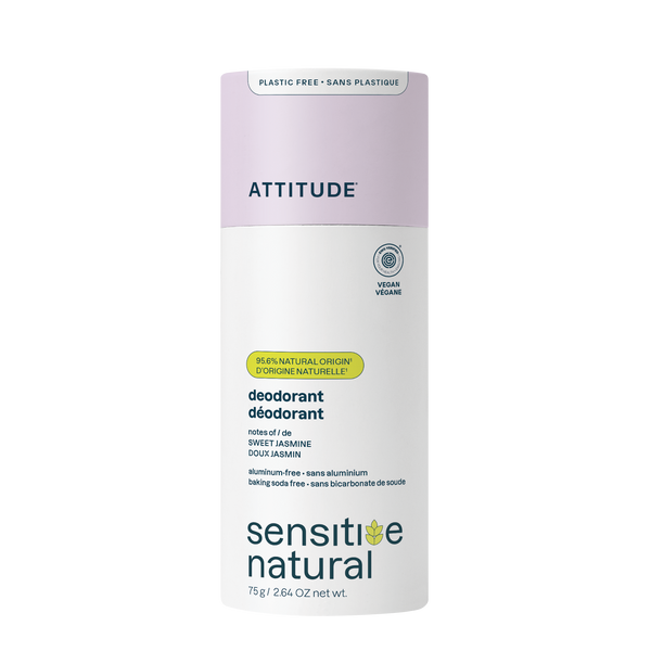 Attitude Deodorant baksoda vrij zoete jasmijn super leaves 75 Gram