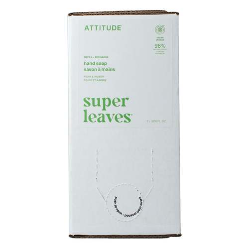 Attitude Super leaves handzeep pear amber eco refill 2.00 Liter