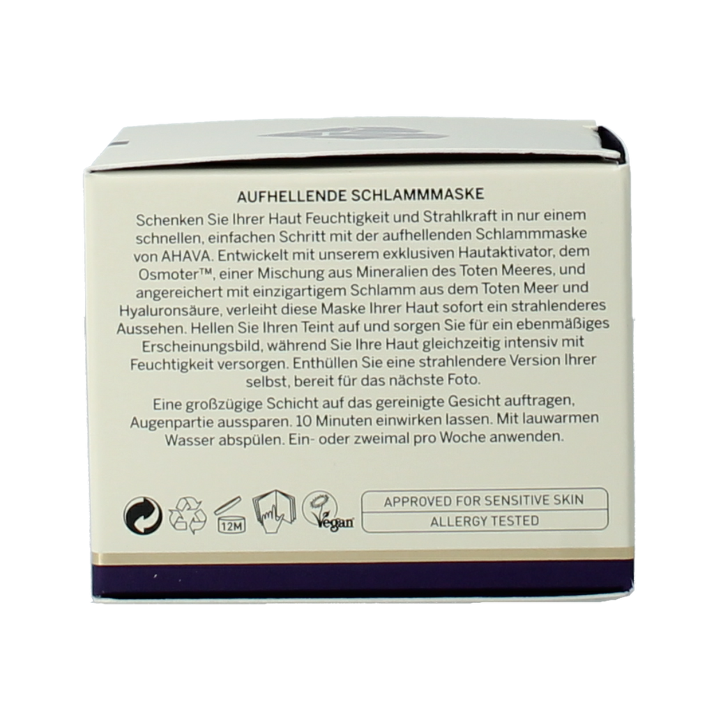 Ahava Brightening & hydrating mineral mud mask 50.00 Milliliter