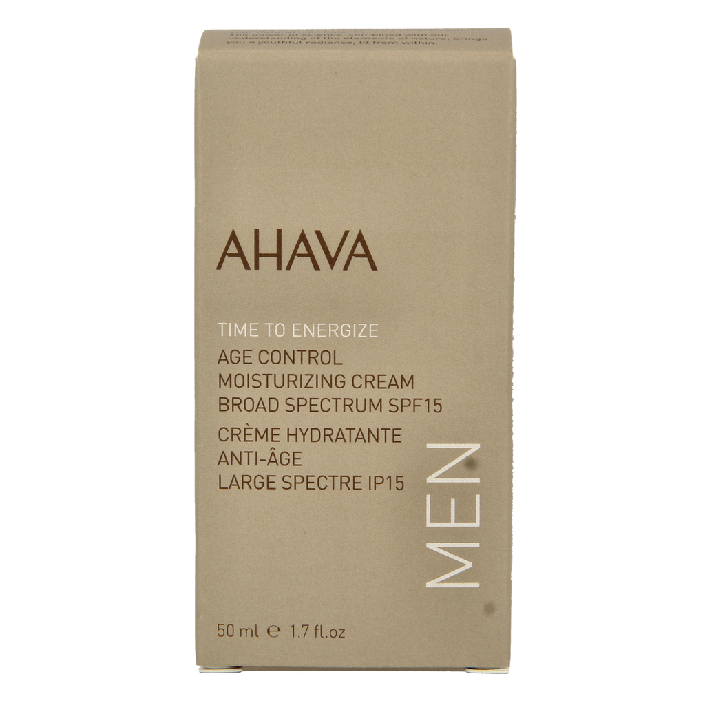 Ahava Men age control moisturizing gezichtcreme SPF15  50.00 Milliliter