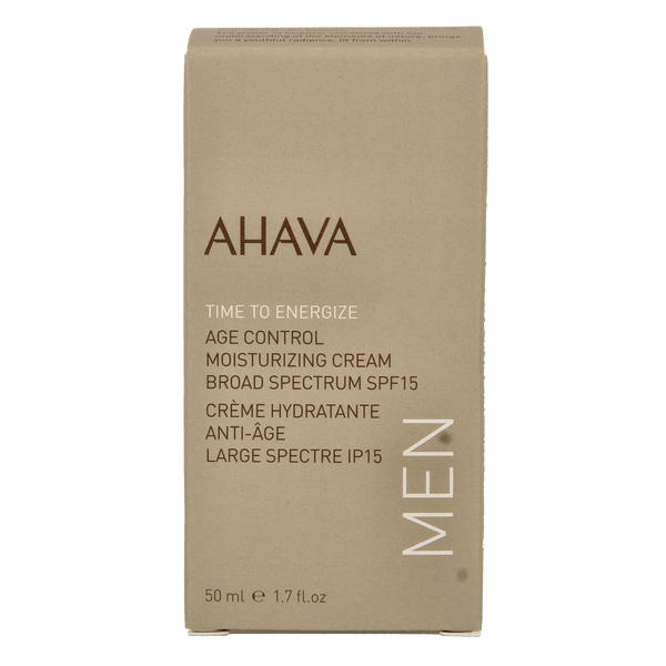 Ahava Men age control moisturizing gezichtcreme SPF15  50.00 Milliliter