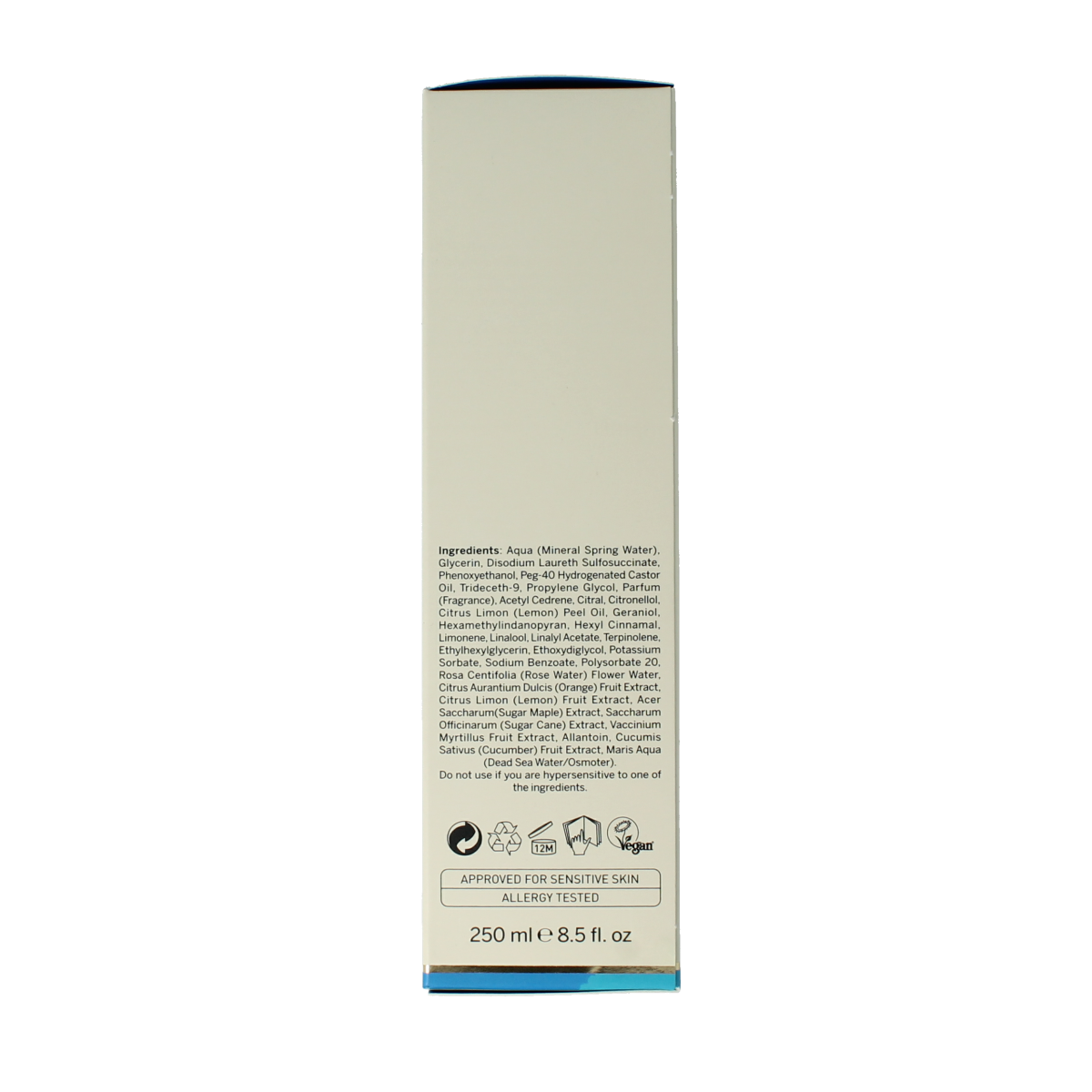 Ahava Mineral toning water 250.00 Milliliter