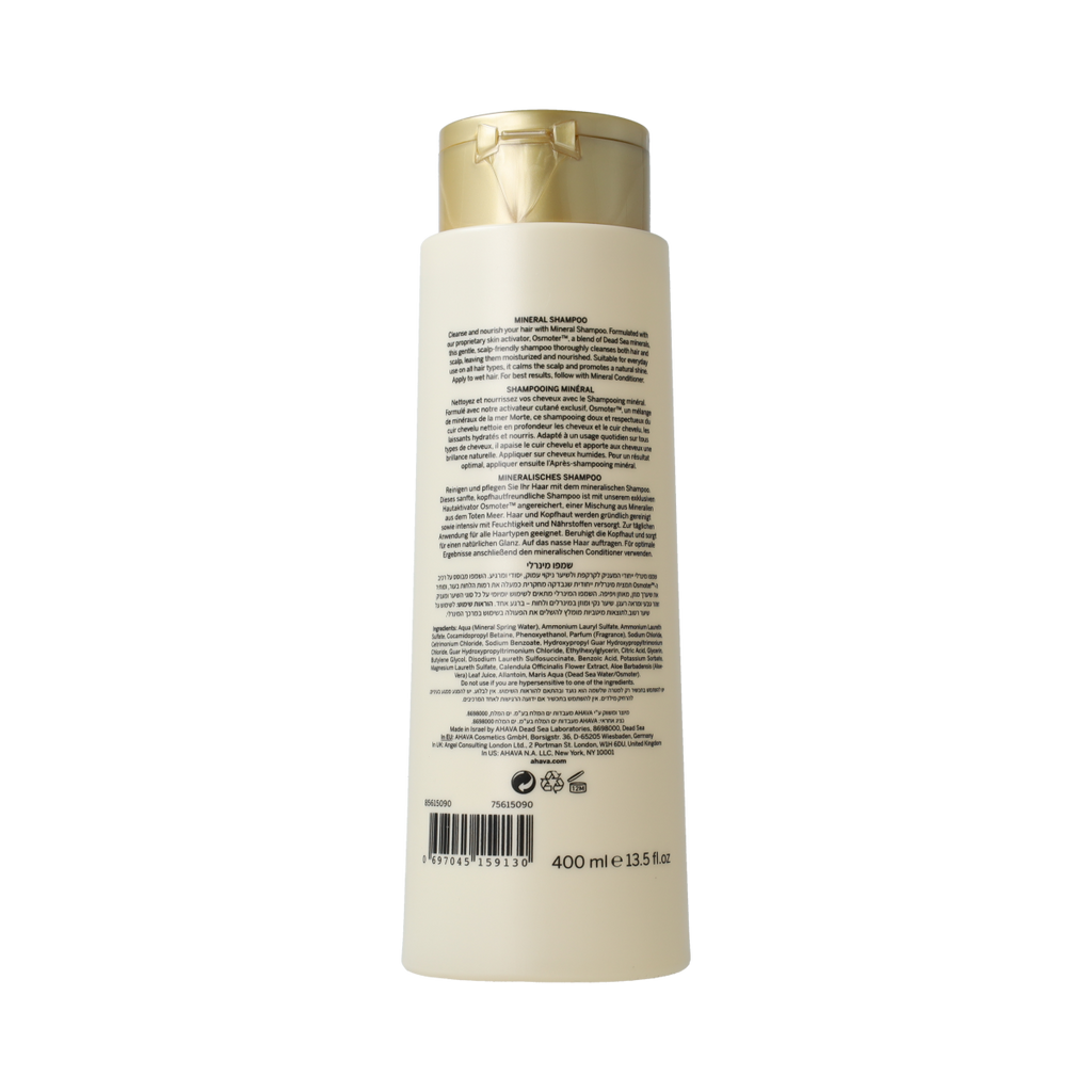 Ahava Shampoo mineral 400.00 Milliliter