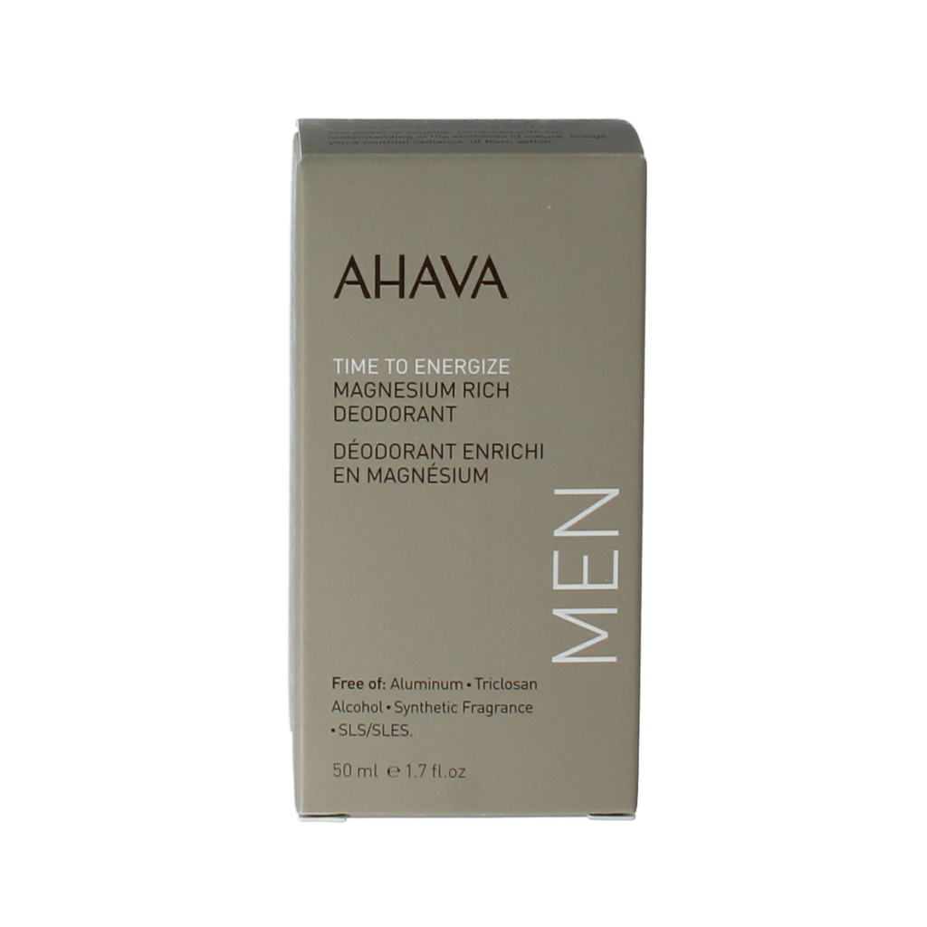 Ahava Men deodorant roll on magnesium rich 50.00 Milliliter