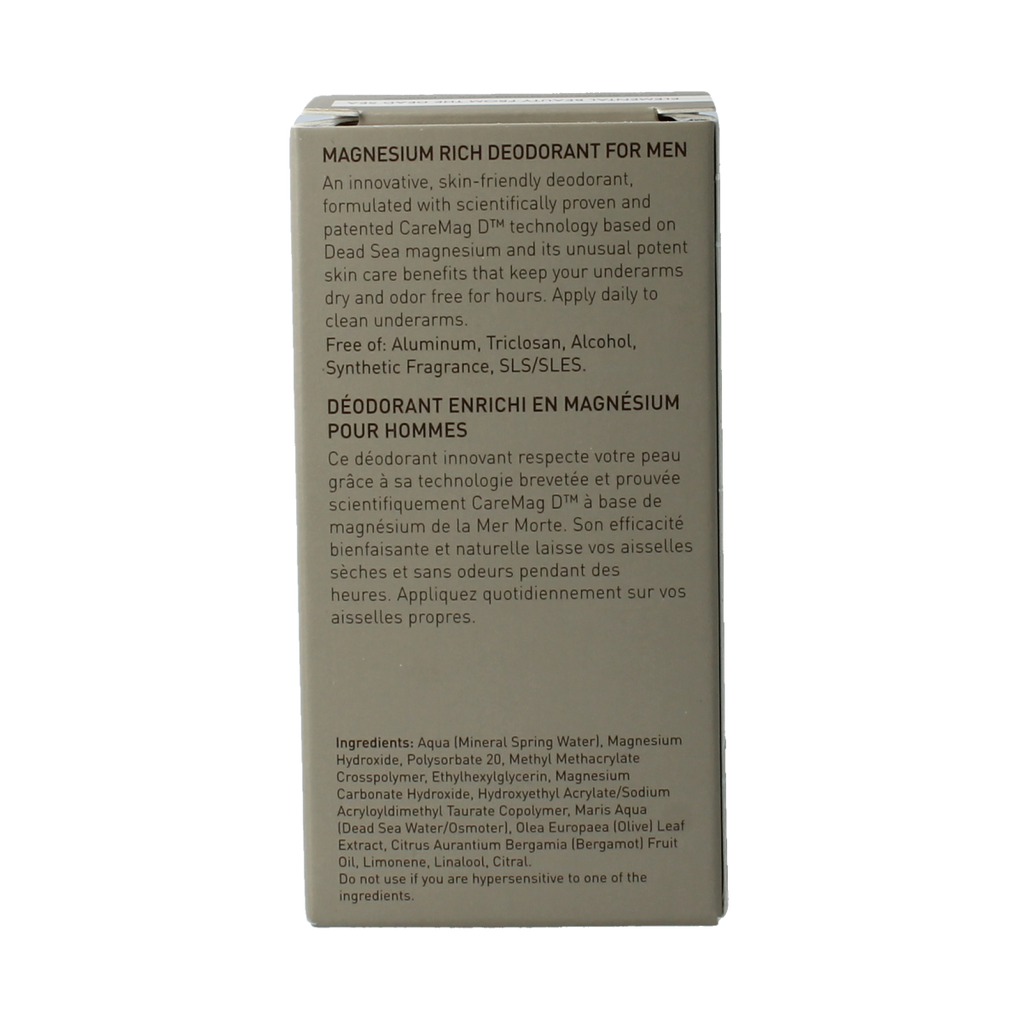 Ahava Men deodorant roll on magnesium rich 50.00 Milliliter