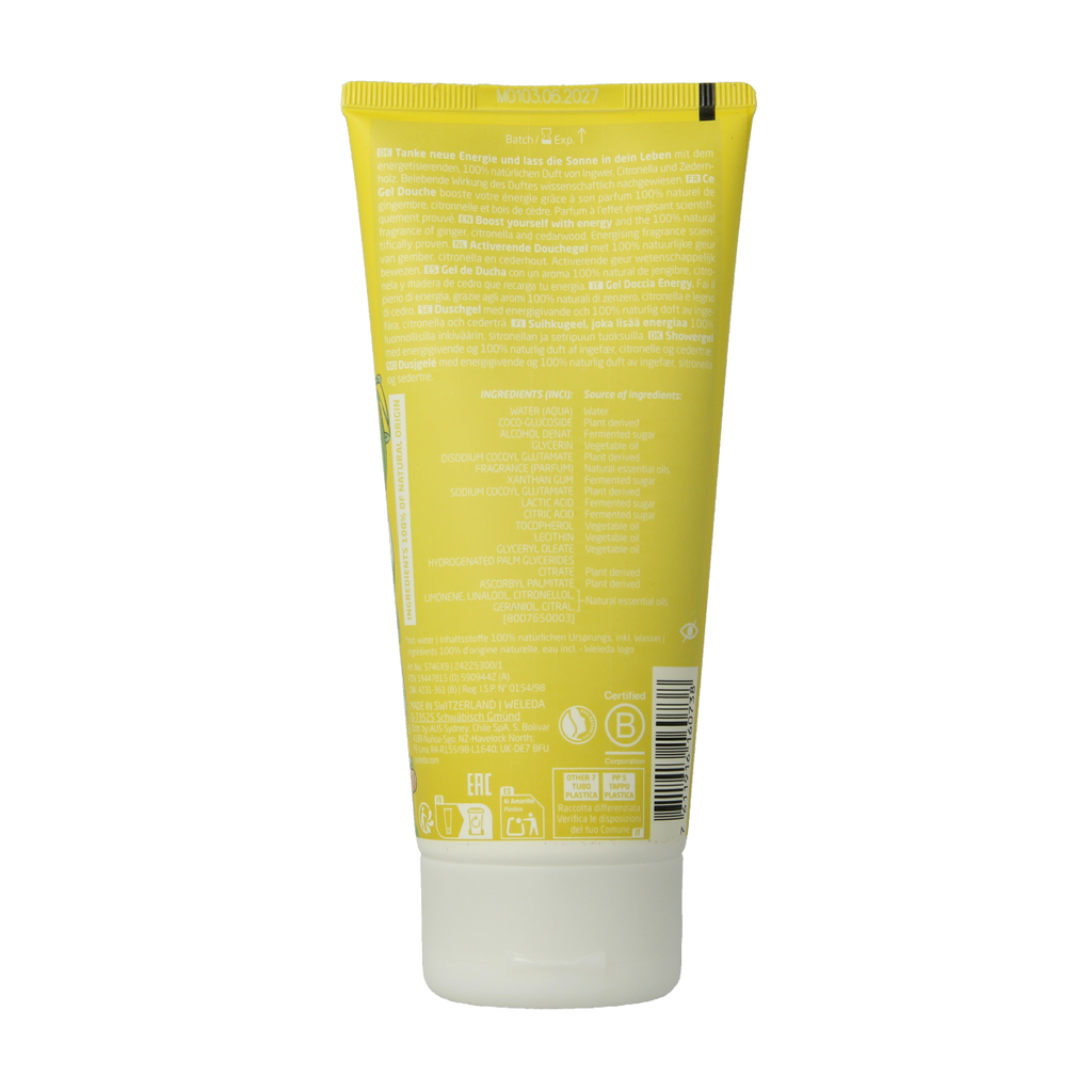 Weleda Energy douchegel 200.00 Milliliter