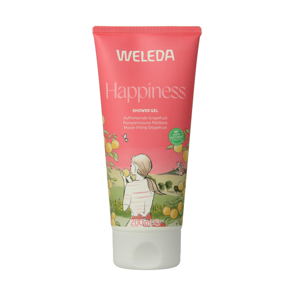 Weleda Happiness douchegel limited edition 200.00 Milliliter