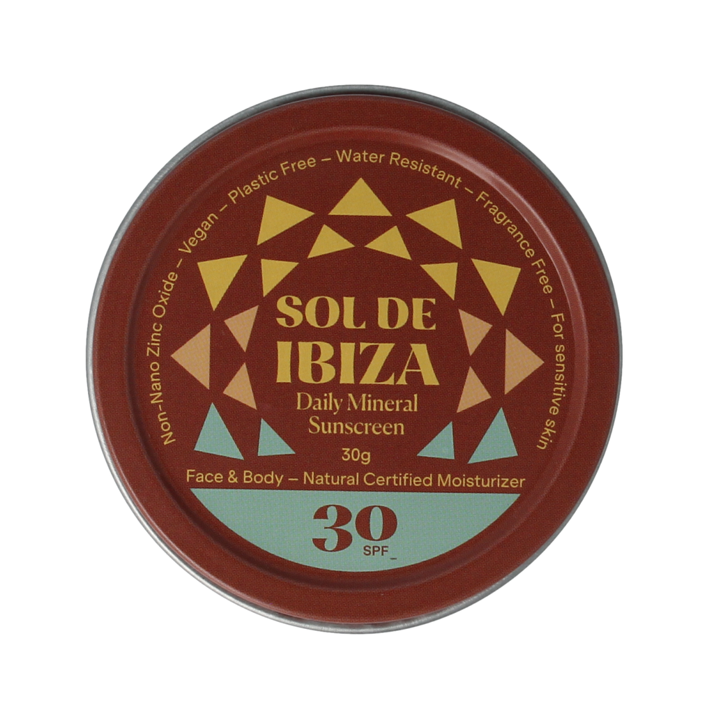 Sol De Ibiza Zonnebrandcreme SPF30 mini bio 30.00 Gram