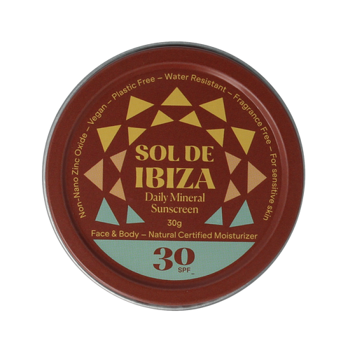 Sol De Ibiza Zonnebrandcreme SPF30 mini bio 30.00 Gram