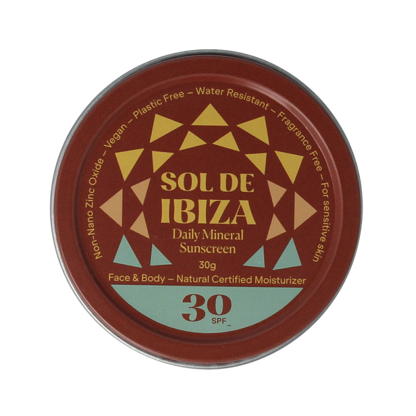 Sol De Ibiza Zonnebrandcreme SPF30 mini bio 30.00 Gram