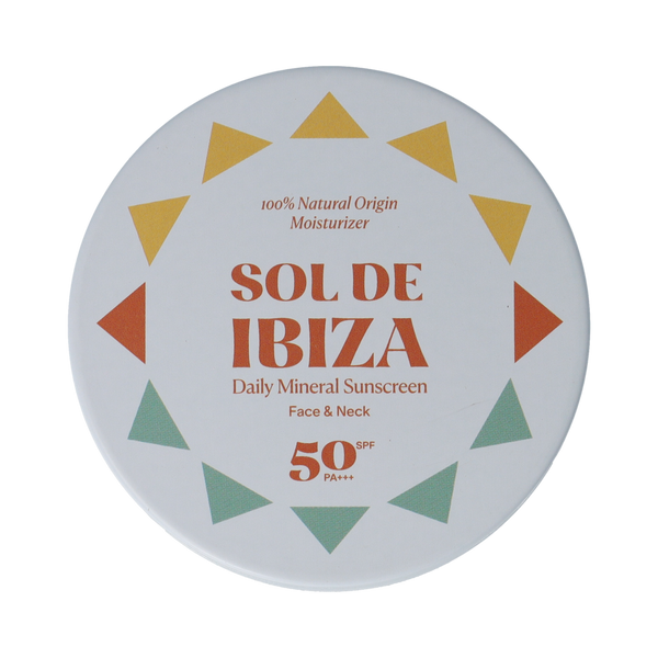 Sol De Ibiza Zonnebrandcrème voor gezicht & nek SPF50 35.00 Gram