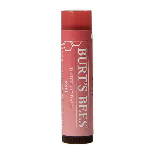 Burt's Bees Getinte lippenbalsem rose 4.25 Gram